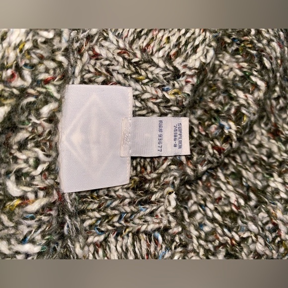 St. John Bay‎  Crewneck Long Sleeves Women Crochet Open Knit Tunic Sweater - Picture 6 of 9